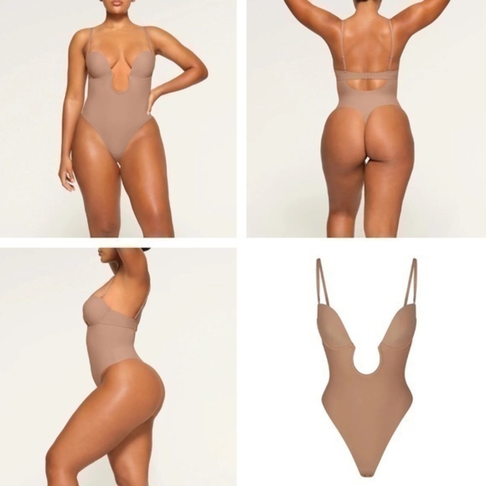 Skims Deep Plunge Shapewear Bodysuit